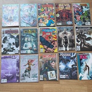 Lot of 15 Vintage Marvel Comic Books